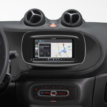 Digital-Media-Station 7 Zoll Touchscreen, DAB+, Apple CarPlay Wireless, Android Auto für Smart 453