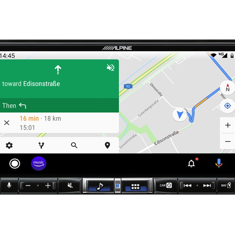 Digital-Media-Station 7 Zoll Touchscreen, DAB+, Apple CarPlay Wireless, Android Auto für Smart 453