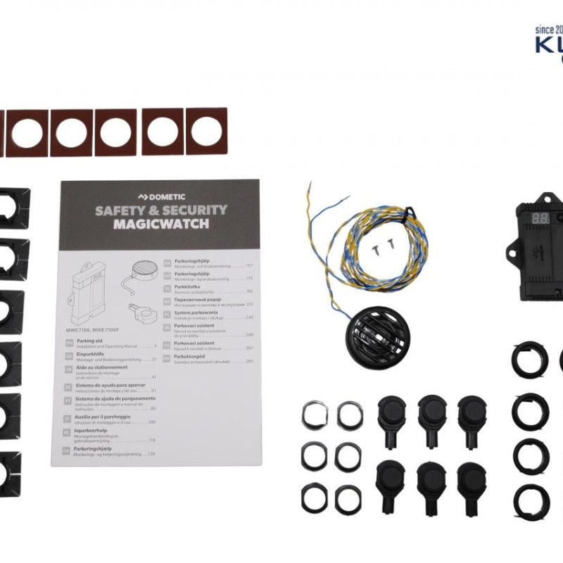 Dometic MagicWatch MWE 7106 Pkw- und Transporter-Einparkhilfe für das Heck, sechs Sensoren
