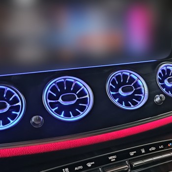 Komplett Set beleuchtete Luftdüsen Ambientebeleuchtung für Mercedes E-Klasse Baureihe 213/238