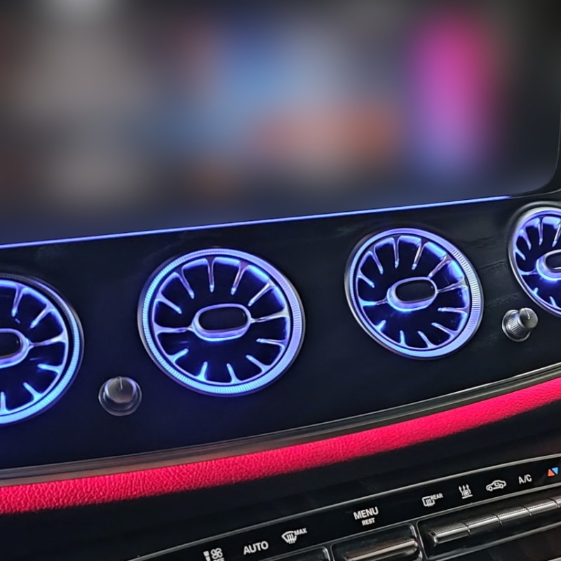 Komplett Set beleuchtete Luftdüsen Ambientebeleuchtung für Mercedes E-Klasse Baureihe 213/238