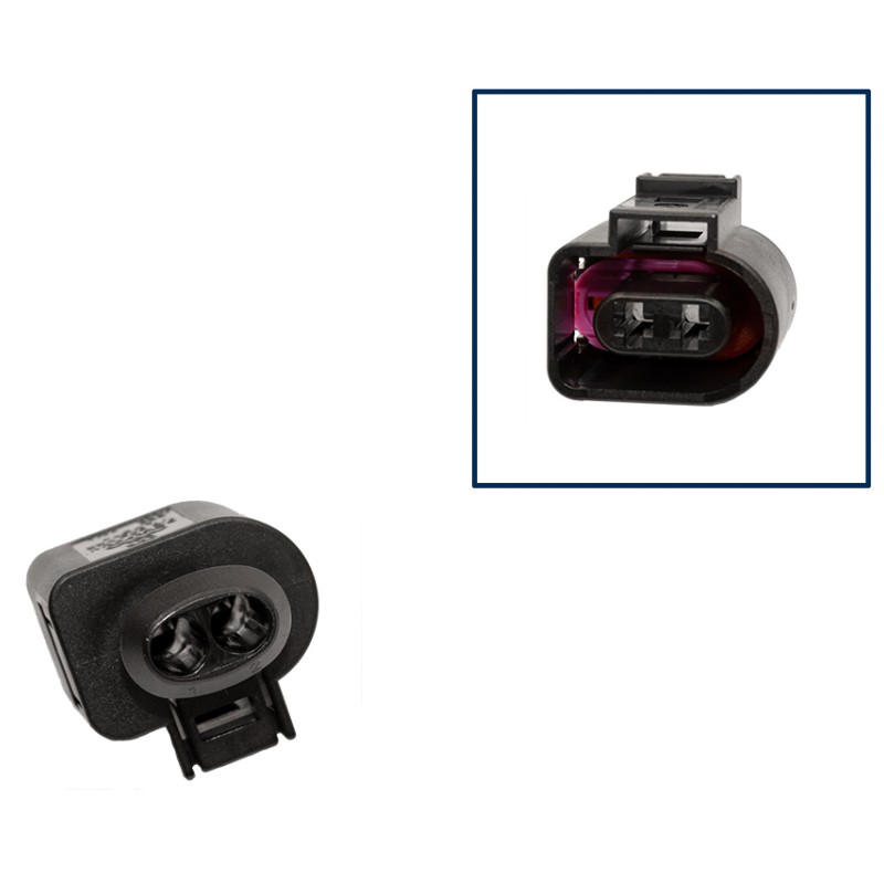 Reparatursatz Stecker 2 polig 1J0 973 722 Steckergehäuse für VW Audi Seat Skoda