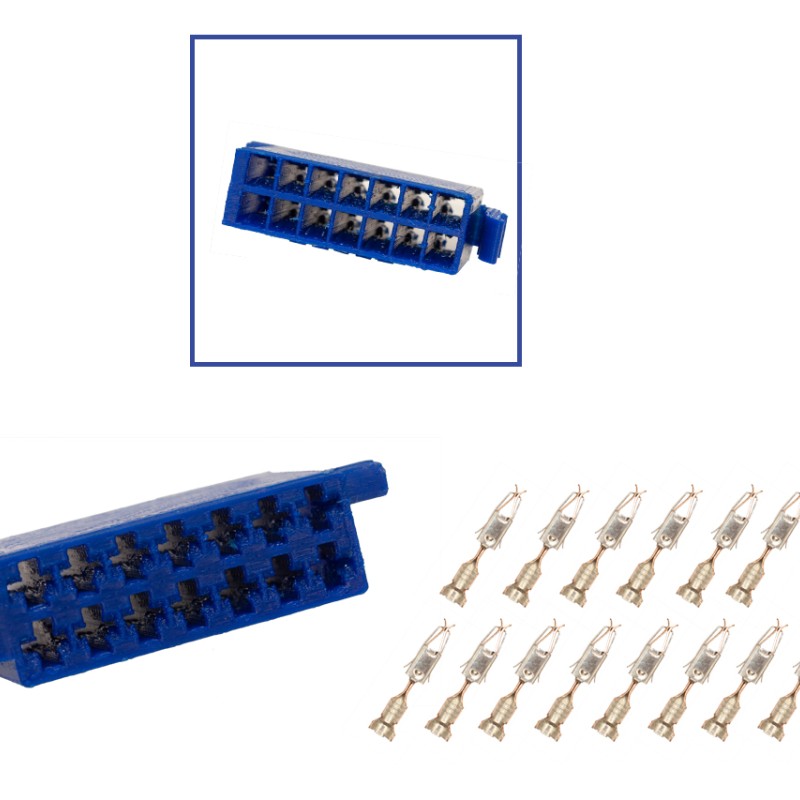 Reparatursatz Stecker 14 polig 357 919 971 C Buchsengehäuse für VW Audi Seat Skoda