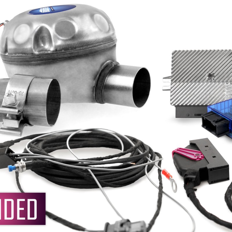 KUFATEC Universelles Komplettset Active Sound inkl. Booster - Außenmontage