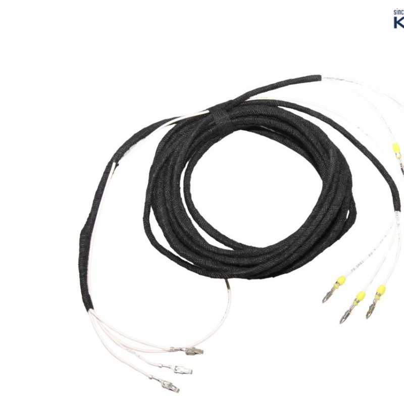 KUFATEC Kabelsatz Erweiterung mLWR Xenon auf Halogen Scheinwerfer für VW Touareg 7L