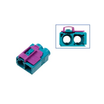 FAKRA Doppel-Buchsengehäuse - weiblich wie 6Q0 035 608 K