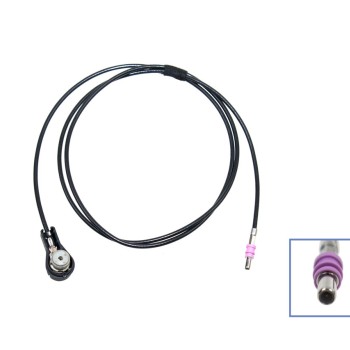 KUFATEC Fakrakabel 50 ohm Antennen Kupplung auf Stift