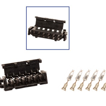 Reparatursatz Stecker 6 polig 893 971 636 Steckergehäuse für VW Audi Seat Skoda
