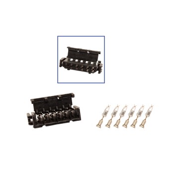 Reparatursatz Stecker 6 polig 893 971 636 Steckergehäuse für VW Audi Seat Skoda