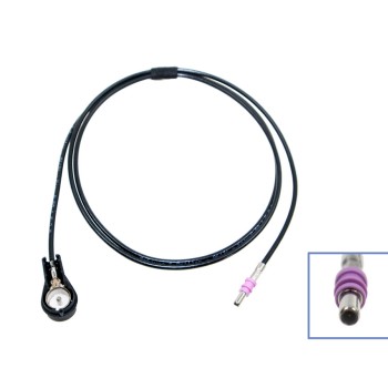 KUFATEC Fakrakabel 50 ohm Antennenstecker auf Stift