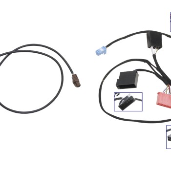 KUFATEC Kabelsatz Multimedia USB Buchse vorne bei Nachrüstung Media Connect für Smart 453