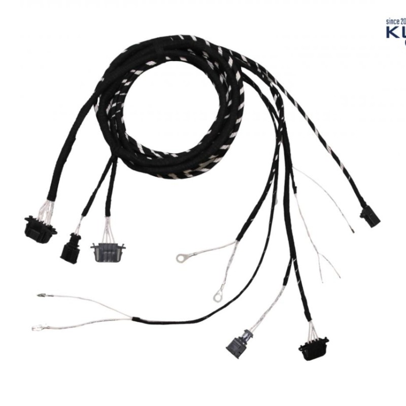 KUFATEC Kabelsatz Sitzheizung Rücksitzbank für Skoda Superb 3V, VW Touran 5T
