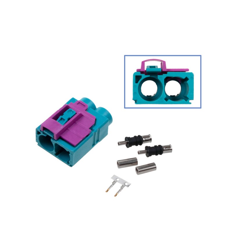 FAKRA Doppel-Buchse - weiblich