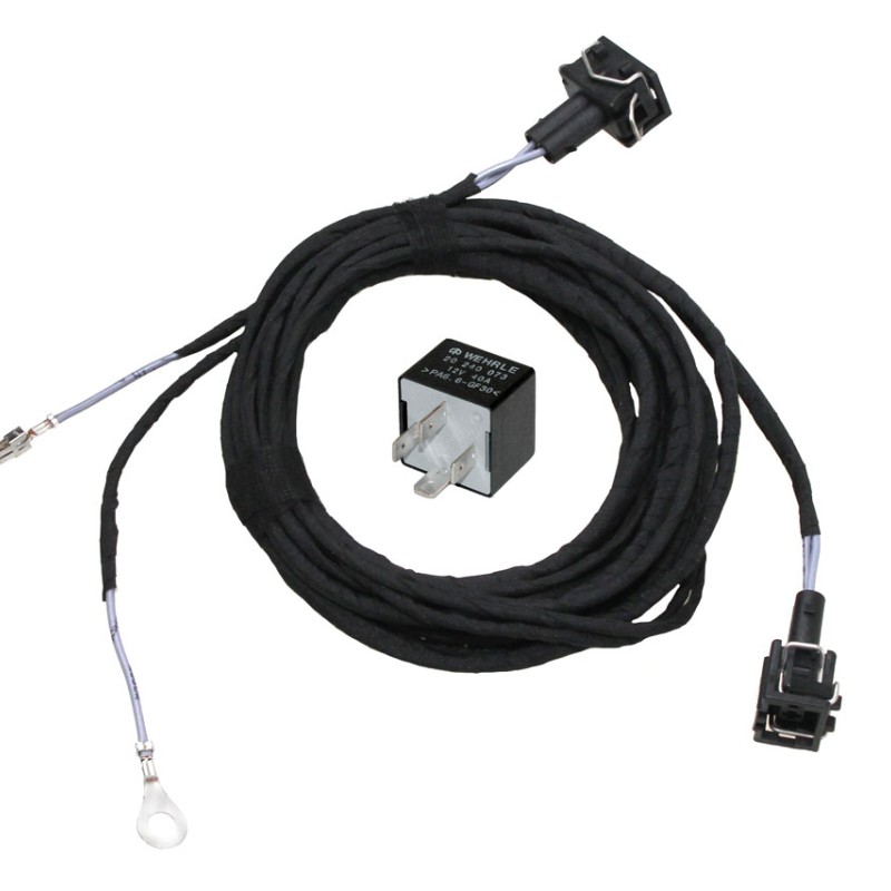 KUFATEC Kabelsatz + Relais Nebelscheinwerfer (NSW) für VW T4