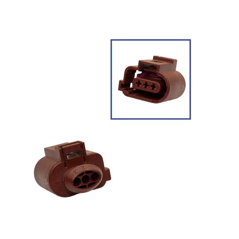 Reparatursatz Stecker 3 polig 3B0 973 703 A Steckergehäuse für VW Audi Seat Skoda