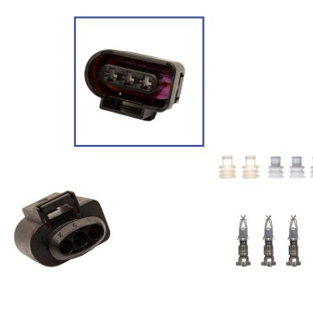 Reparatursatz Stecker 3 polig 1J0 973 723 Steckergehäuse für VW Audi Seat Skoda