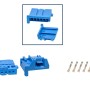 Reparatursatz Stecker 6polig MQS Buchsengehäuse blau 6Q0 972 706 für VW Audi Seat Skoda