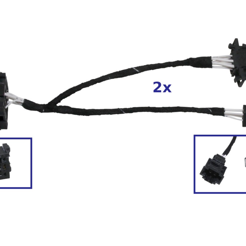 KUFATEC Kabelsatz Sitzheizung Relais zu Heizmatten für VW Polo 6N