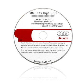 Original MMI Update für AUDI A4, A5, A6, Q5, Q7 auf 0187