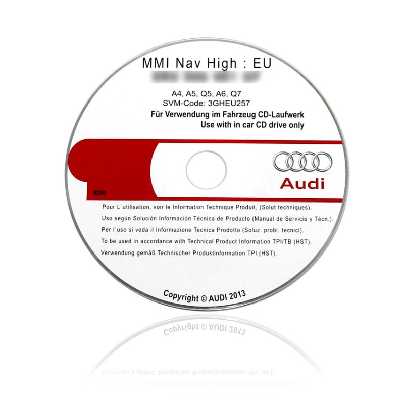 Original MMI Update für AUDI A4, A5, A6, Q5, Q7 auf 0187