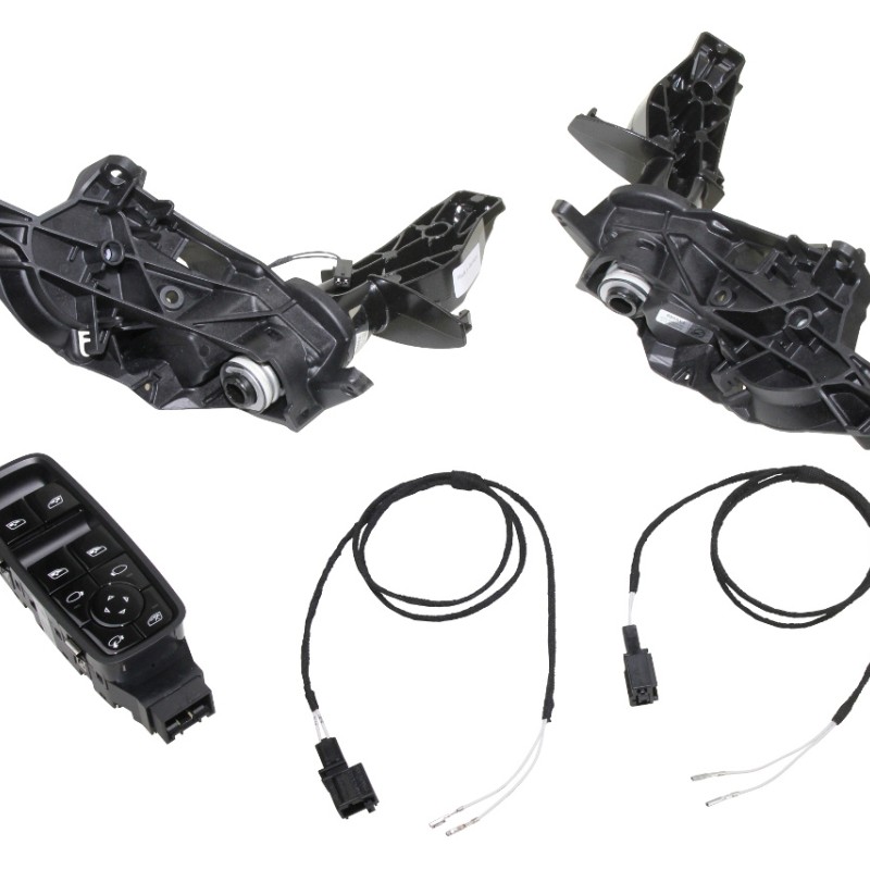 KUFATEC Komplettset anklappbare Außenspiegel für Porsche Taycan Y1A