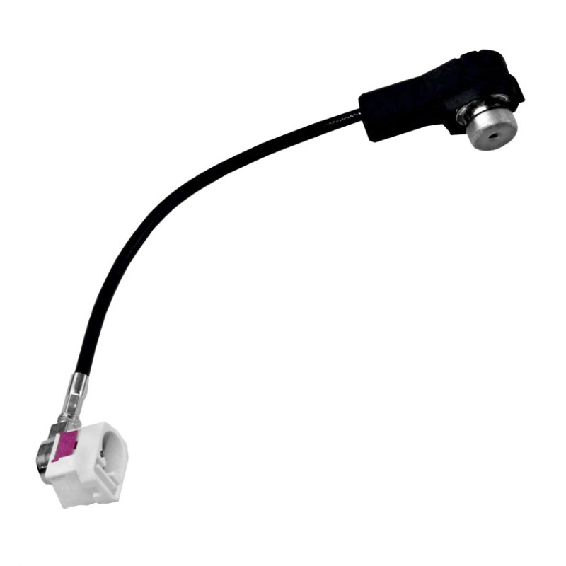 KUFATEC Antennenadapter 50 Ohm ISO, FAKRA (MFD 2, Delta) für Audi, VW
