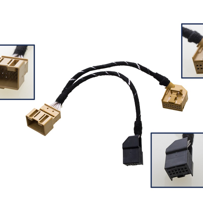 KUFATEC Adapterkabelsatz Sensoren hinten für Audi A6 4G, A7 4G