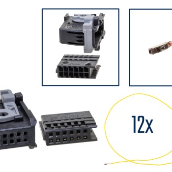 Reparatursatz Stecker 12 polig Buchsengehäuse BMW 8364646