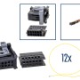 Reparatursatz Stecker 12 polig Buchsengehäuse BMW 8364646