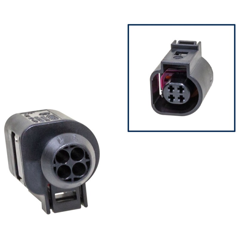 Reparatursatz Stecker 4 polig 4B0 973 712 Steckergehäuse für VW Audi Seat Skoda