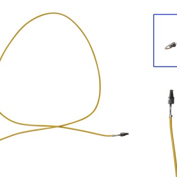 KUFATEC Reparaturleitung, Reparaturkabel, Einzelleitung JPT sel. vergoldet 1.0 wie 000 979 133 EA