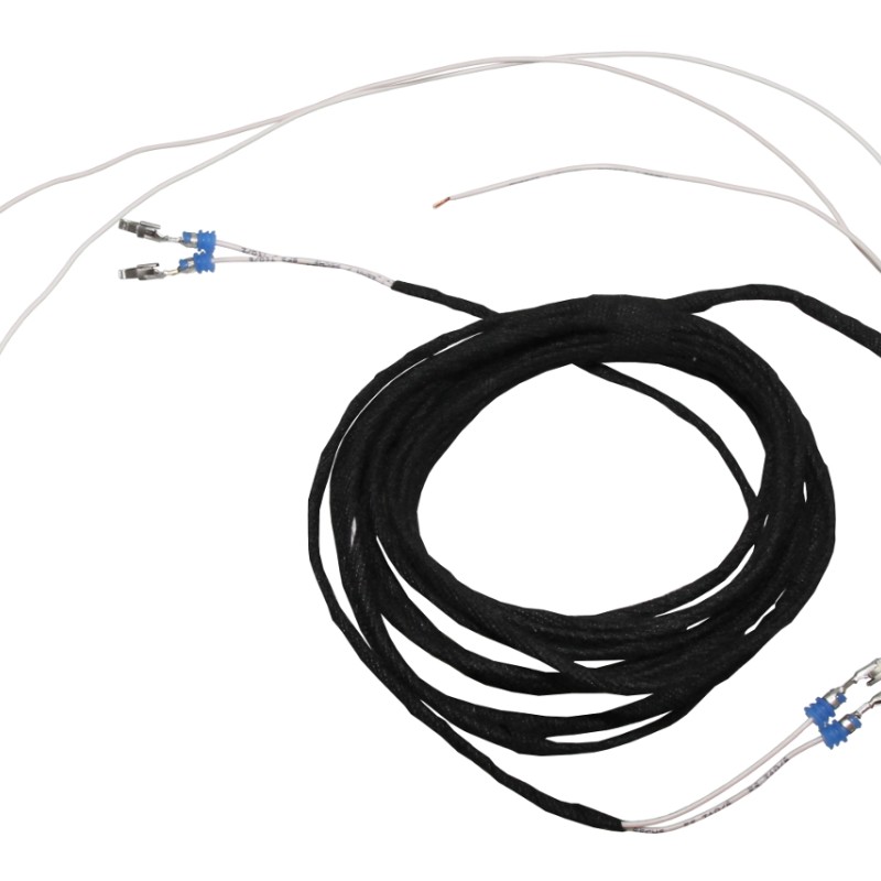 KUFATEC Kabelsatz Erweiterung mLWR Xenon auf Halogen Scheinwerfer für Audi A4 B6