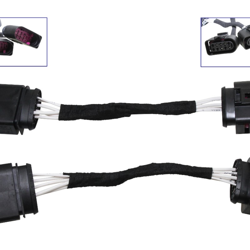 KUFATEC Adapter LED auf Halogen-Scheinwerfer für VW Toruan 5T