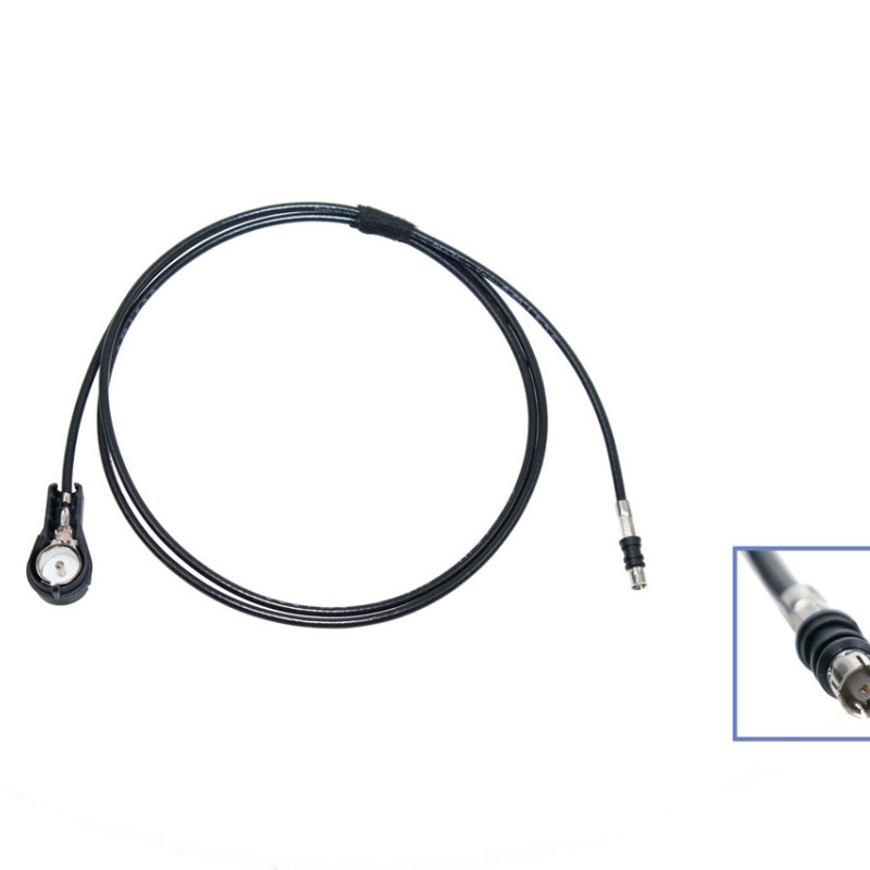KUFATEC Fakrakabel 50 ohm Antennenstecker auf Buchse