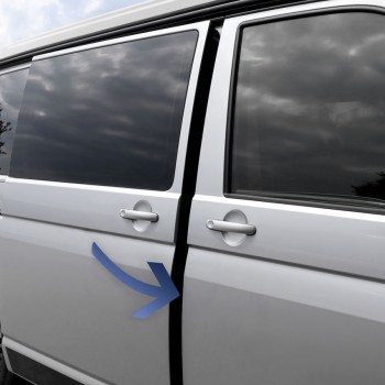 Komplettset Soft Close, Komfortschließen, Zuziehhilfe Schiebetür für VW T5 7E