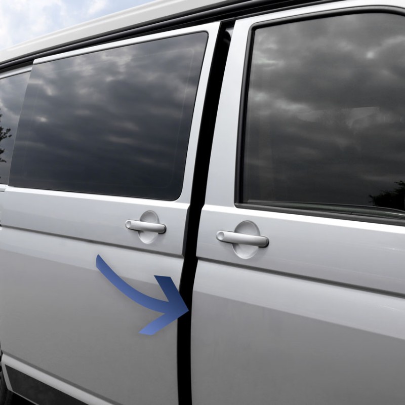 Komplettset Soft Close, Komfortschließen, Zuziehhilfe Schiebetür für VW T5 7E