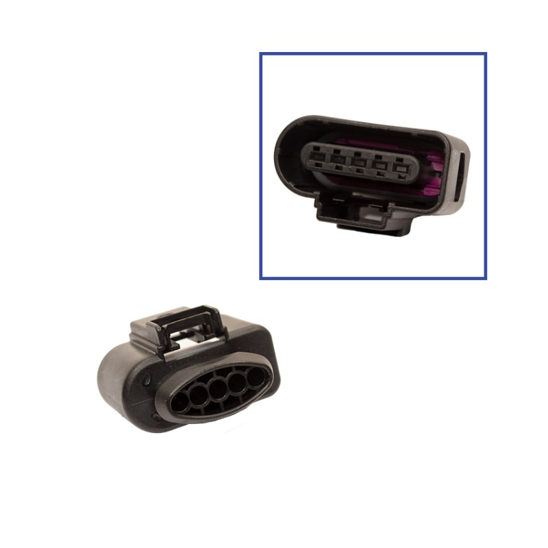 Reparatursatz Stecker 5 polig 8K0 973 705 Flachkontaktgehäuse für VW Audi Seat Skoda