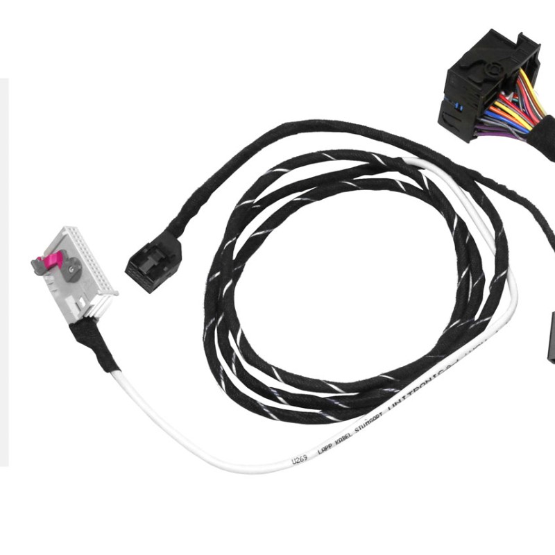 KUFATEC Kabelsatz zur Nachrüstung Music Interface AMI RNS-E für Audi TT 8J, Audi A3 8P