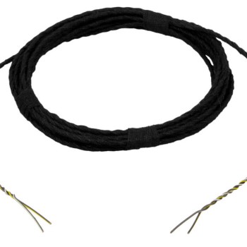 KUFATEC CAN-Bus Leitung verdrillt & gewickelt für KFZ, FLRY 0,35 mm² 5 m