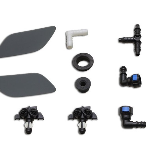 Komplett-Set Scheinwerferreinigungsanlage (SRA) für VW Polo 6R