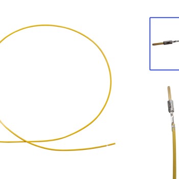 Reparaturleitung, Reparaturkabel, Einzelleitung MiT Stift selektiv vergoldet 0.5 wie 000 979 020 EA / 000 979 041 EA