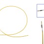 Reparaturleitung, Reparaturkabel, Einzelleitung MiT Stift selektiv vergoldet 0.5 wie 000 979 020 EA / 000 979 041 EA
