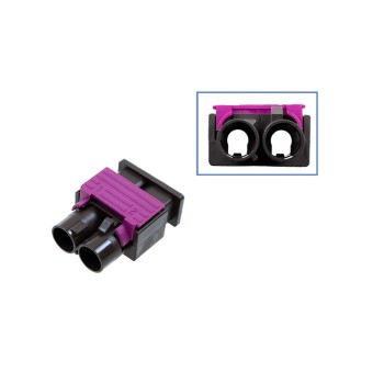 FAKRA Doppel-Stiftgehäuse - männlich wie 6Q0 035 671 K