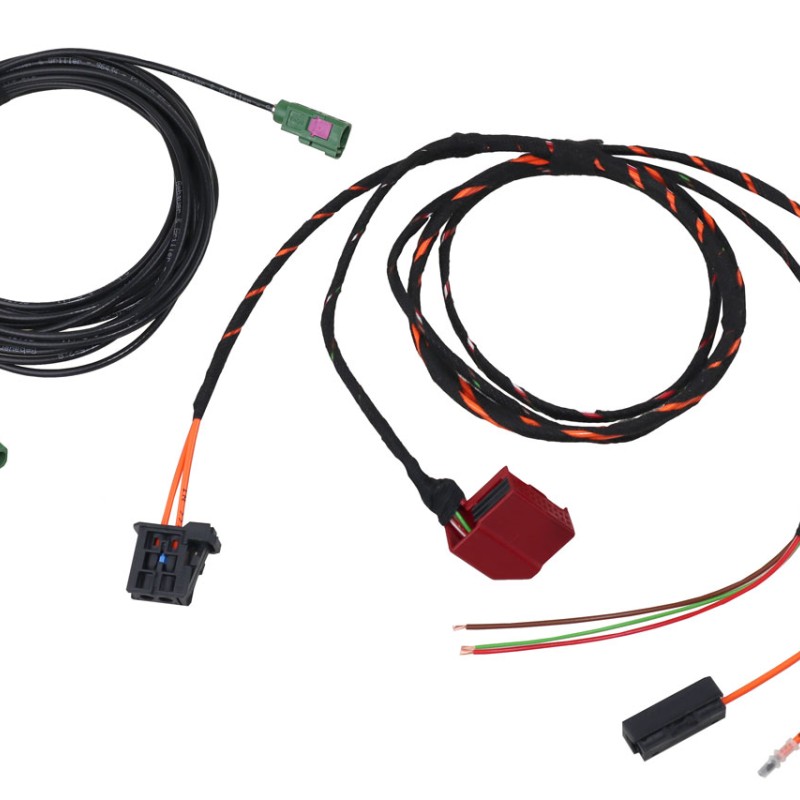 KUFATEC Kabelsatz TV Tuner für Audi A8 4E inkl. LWL MMI 3G