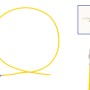 Reparaturleitung, Reparaturkabel, Einzelleitung MPT Stift 2.5 wie 000 979 228 E