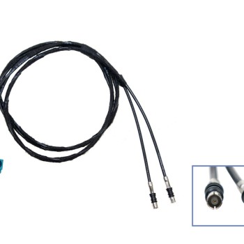 KUFATEC Fakrakabel 2x Winkel-Buchse auf 2x Buchse