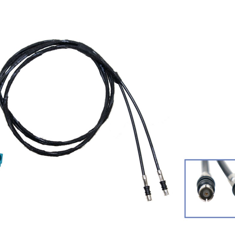 KUFATEC Fakrakabel 2x Winkel-Buchse auf 2x Buchse