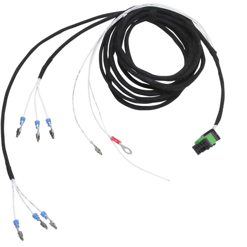 KUFATEC Kabelsatz Erweiterung mLWR Xenon auf Halogen Scheinwerfer für VW Touareg 7P