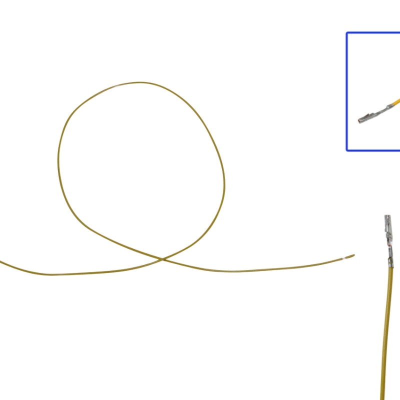 Reparaturleitung, Reparaturkabel, Einzelleitung MLK 1.2 selektiv vergoldet 0.5 wie 000 979 034 EA