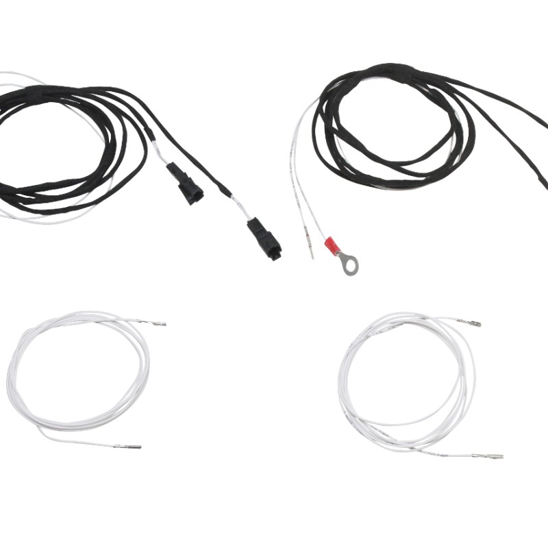 KUFATEC Kabelsatz beleuchtete Einstiegsleisten für VW Touareg CR